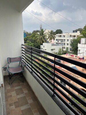 Balcony in 1 BHK Apartment at DSR Divine, New Thippasandra – for Rent
