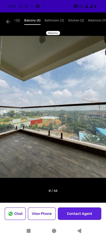 Swimming Pool in 3 BHK Apartment at Prestige Pine Wood, Koramangala – for Rent