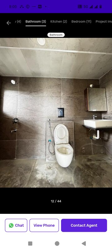 Bathroom in 3 BHK Apartment at Prestige Pine Wood, Koramangala – for Rent