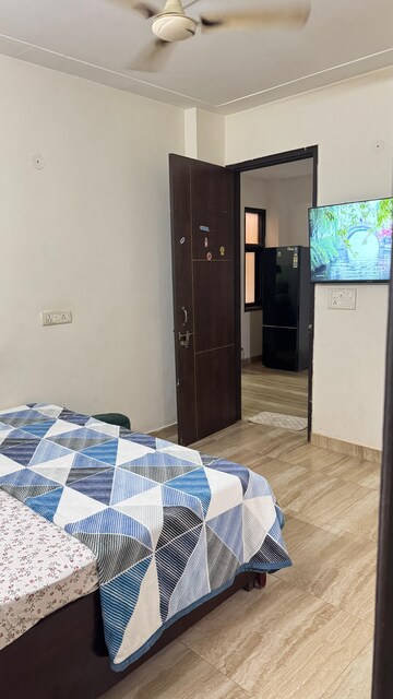 Bedroom in 2 BHK Builder Floor at Chattarpur – for Rent