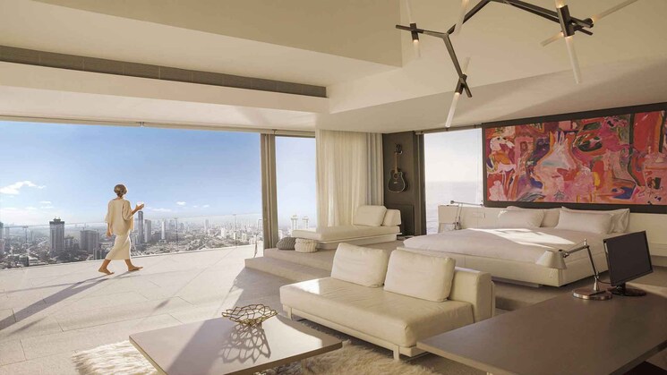 Living Room, prestige-jasdan-classic 3 Bedroom 1740 Sq.Ft. Apartment In Mahalaxmi Mumbai 9467220