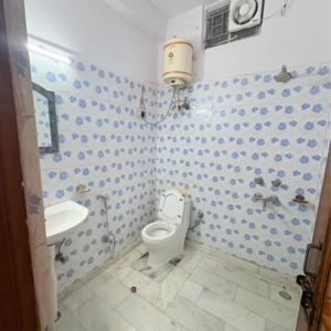 Bathroom in 2 BHK Builder Floor at Khirki Extension – for Sale