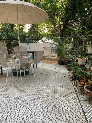 Balcony in 3 BHK Apartment at Bandra West – for Rent