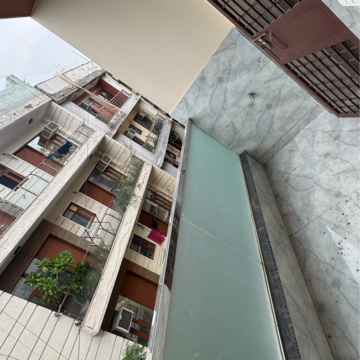 Balcony in 2 BHK Builder Floor at Chattarpur – for Rent