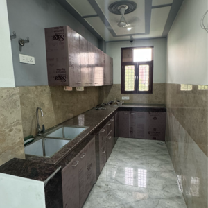 Kitchen in 2 BHK Builder Floor at Chattarpur – for Rent