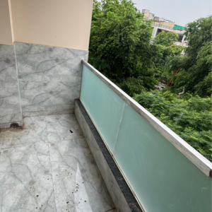 Balcony in 2 BHK Builder Floor at Chattarpur – for Rent