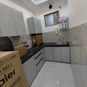 Kitchen in 2 BHK Builder Floor at Chattarpur – for Rent