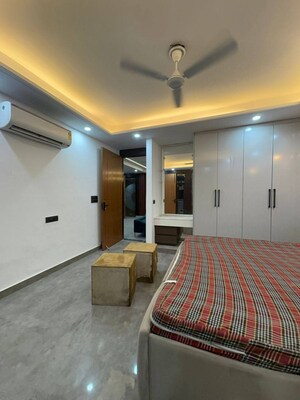 Bedroom in 3 BHK Builder Floor at Chattarpur – for Rent