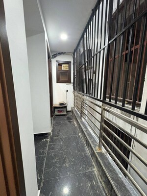 Balcony in 3 BHK Builder Floor at Chattarpur – for Rent