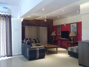 Living Room in 4 BHK Apartment at Gera Greensville, Kharadi – for Rent