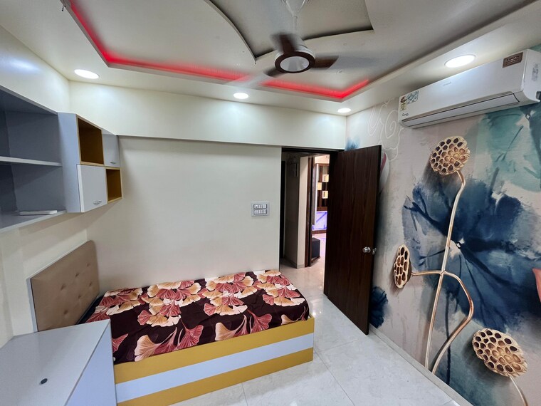 Bedroom, majestique-towers 2 Bedroom 1100 Sq.Ft. Apartment In Kharadi Pune 9467550