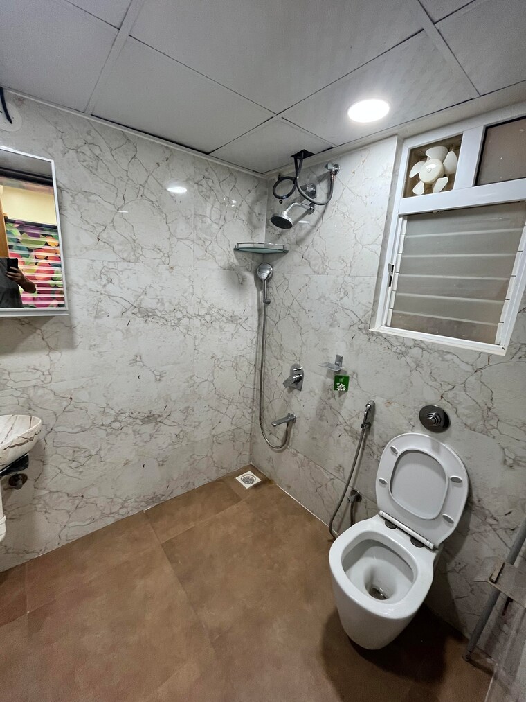 Bathroom, majestique-towers 2 Bedroom 1100 Sq.Ft. Apartment In Kharadi Pune 9467550
