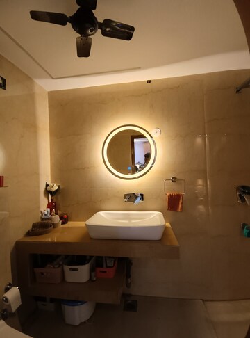 Bathroom in 4 BHK Builder Floor at Vijay Ratan Vihar, Sector 15 – for Rent