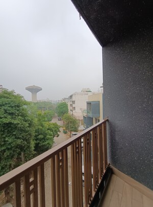 Balcony in 4 BHK Builder Floor at Vijay Ratan Vihar, Sector 15 – for Rent