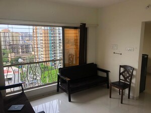 Living Room in 3 BHK Apartment at Lotus Prestige, Kandivali West – for Rent