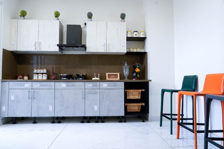 Kitchen, malwa-escon-primera 3 Bedroom 1550 Sq.Ft. Apartment In International Airport Road Zirakpur 9467663