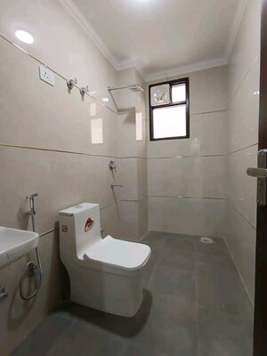 Bathroom in 3 BHK Builder Floor at Chattarpur – for Rent