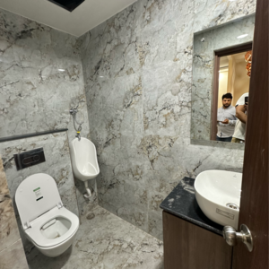 Bathroom in  Office Space at DLF Corporate Greens, Sector 74a – for Rent