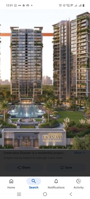 4 BHK Apartment For Sale in Great Value Ekanam, Sector 107