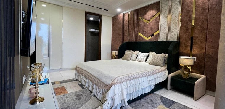 Bedroom, the-suman-marvelous 3 Bedroom 1745 Sq.Ft. Apartment In Ramgarh Bhudda Zirakpur 9467798