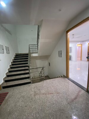 Staircase in 1.5 BHK Builder Floor at Chattarpur – for Rent
