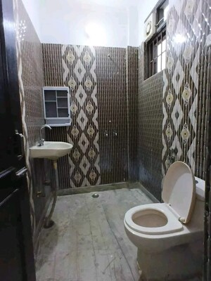 Bathroom in 1 BHK Builder Floor at Chattarpur – for Rent