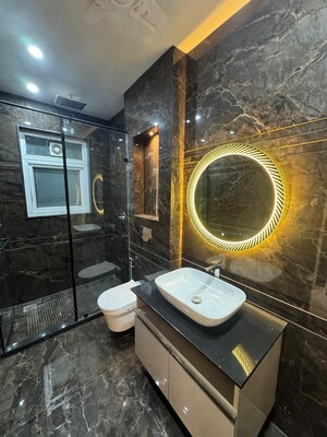 Living Room in 4 BHK Builder Floor at Ansal Sushant Apartments, Sushant Lok I – for Sale