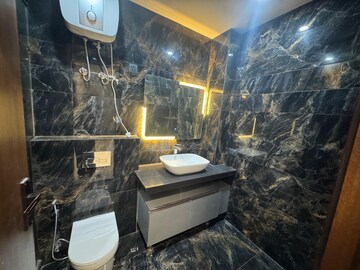 Living Room in 4 BHK Builder Floor at Ansal Sushant Apartments, Sushant Lok I – for Sale