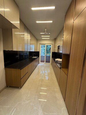 Building Lobby in 4 BHK Builder Floor at Ansal Sushant Apartments, Sushant Lok I – for Sale