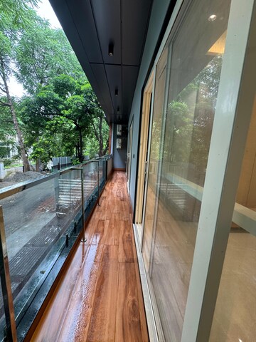 Balcony in 4 BHK Builder Floor at Ansal Sushant Apartments, Sushant Lok I – for Sale