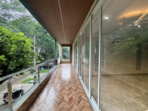 Balcony in 4 BHK Builder Floor at Ansal Sushant Lok I, Sector 43 – for Sale