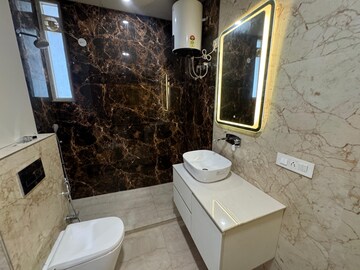 Bathroom in 4 BHK Builder Floor at Ansal Sushant Lok I, Sector 43 – for Sale
