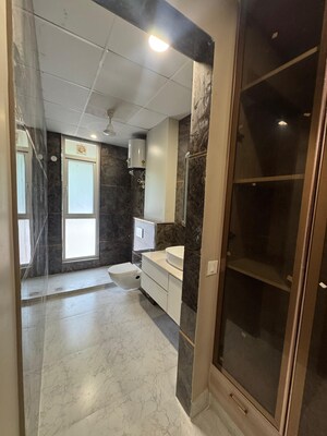 Bathroom in 4 BHK Builder Floor at Ansal Sushant Lok I, Sector 43 – for Sale