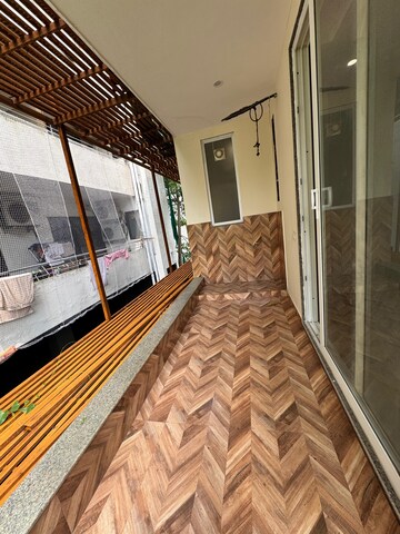 Balcony in 4 BHK Builder Floor at Ansal Sushant Lok I, Sector 43 – for Sale