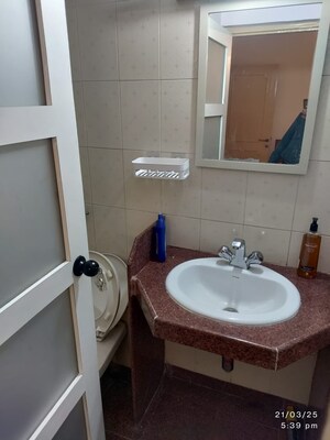 Bathroom in 2 BHK Apartment at K Raheja Vihar, Powai – for Rent