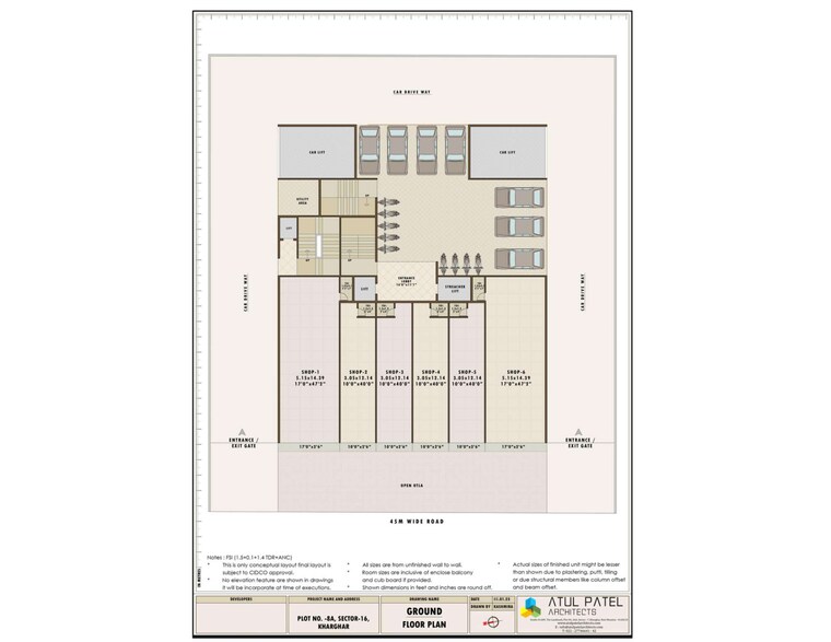 Floor Plan, neelkanth-avenue 2 Bedroom 581 Sq.Ft. Apartment In Kharghar Navi Mumbai 9467995
