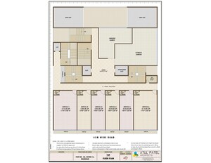 Floor Plan in 2 BHK Apartment at Neelkanth Avenue, Kharghar – for Sale