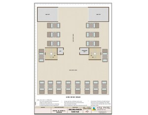 Floor Plan in 2 BHK Apartment at Neelkanth Avenue, Kharghar – for Sale