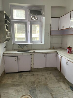 Kitchen in 2 BHK Builder Floor at Greater Kailash I – for Rent