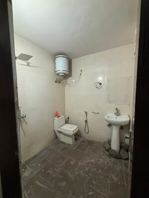 Bathroom in 3 BHK Builder Floor at Chattarpur – for Rent