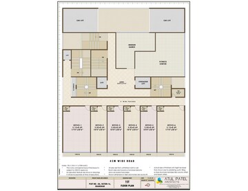 Floor Plan in 2 BHK Apartment at Neelkanth Avenue, Kharghar – for Sale