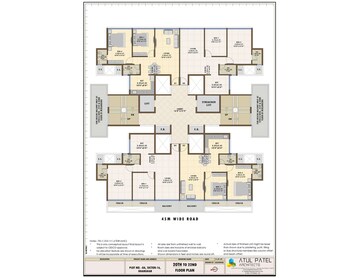 Floor Plan in 2 BHK Apartment at Neelkanth Avenue, Kharghar – for Sale