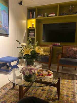 Living Room in 4 BHK Apartment at El Dorado, Prabhadevi – for Rent