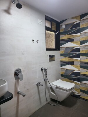 Staircase in 2 BHK Apartment at Piramal Vaikunth Cluster 2, Balkum Pada – for Rent