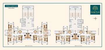 Floor Plan in 3 BHK Apartment at Varsha Balaji Park, Kharghar – for Sale