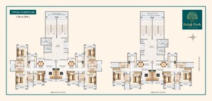 Floor Plan in 3 BHK Apartment at Varsha Balaji Park, Kharghar – for Sale