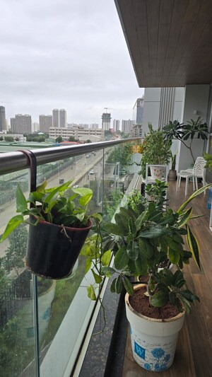 Balcony in 5 BHK Apartment at Panchshil Towers, Kharadi – for Sale