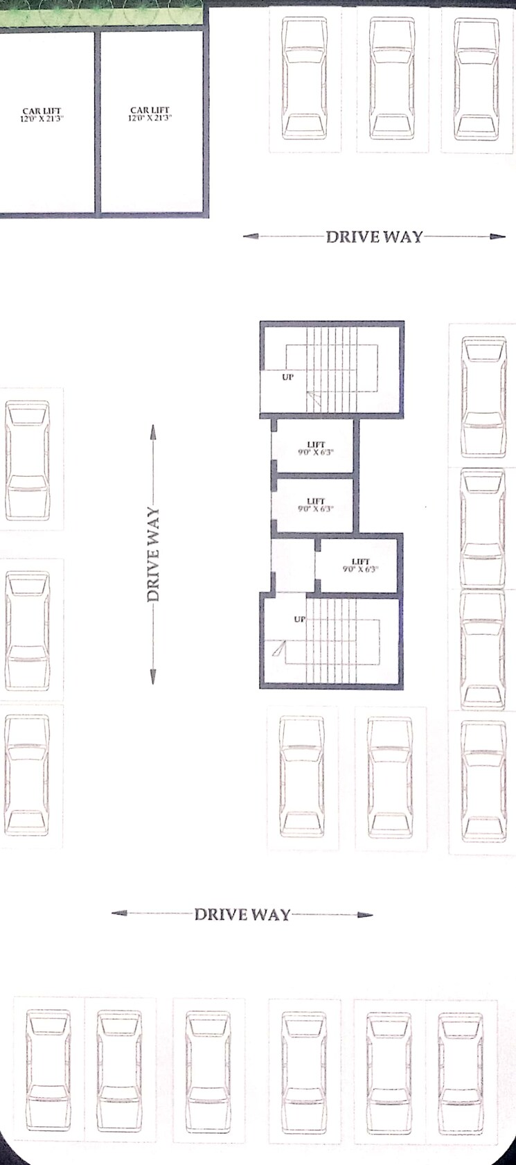 Floor Plan, gurukrupa-aramus-rudra 2 Bedroom 1360 Sq.Ft. Apartment In Kharghar Sector 18 Navi Mumbai 9468567
