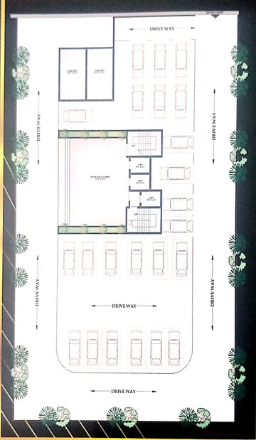 Floor Plan in 2 BHK Apartment at Gurukrupa Aramus Rudra, Kharghar Sector 18 – for Sale