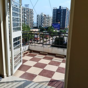 Balcony in 2 BHK Apartment at Nisarg Hill Crest, Ravet – for Rent